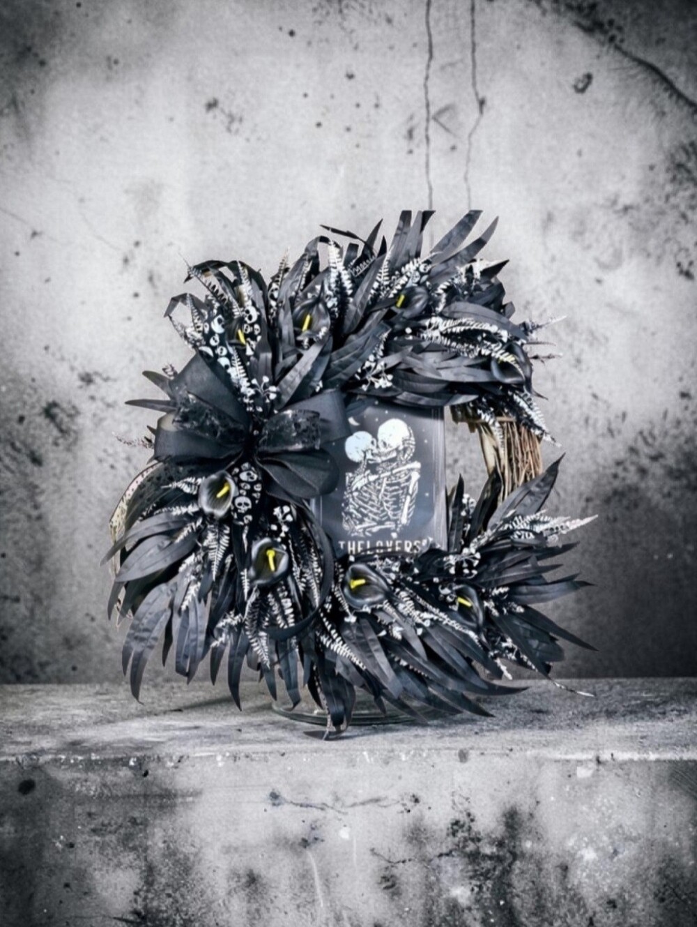 Tarot Card Halloween wreath